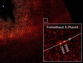Первое фото экзопланеты около звезды Фомальгаут